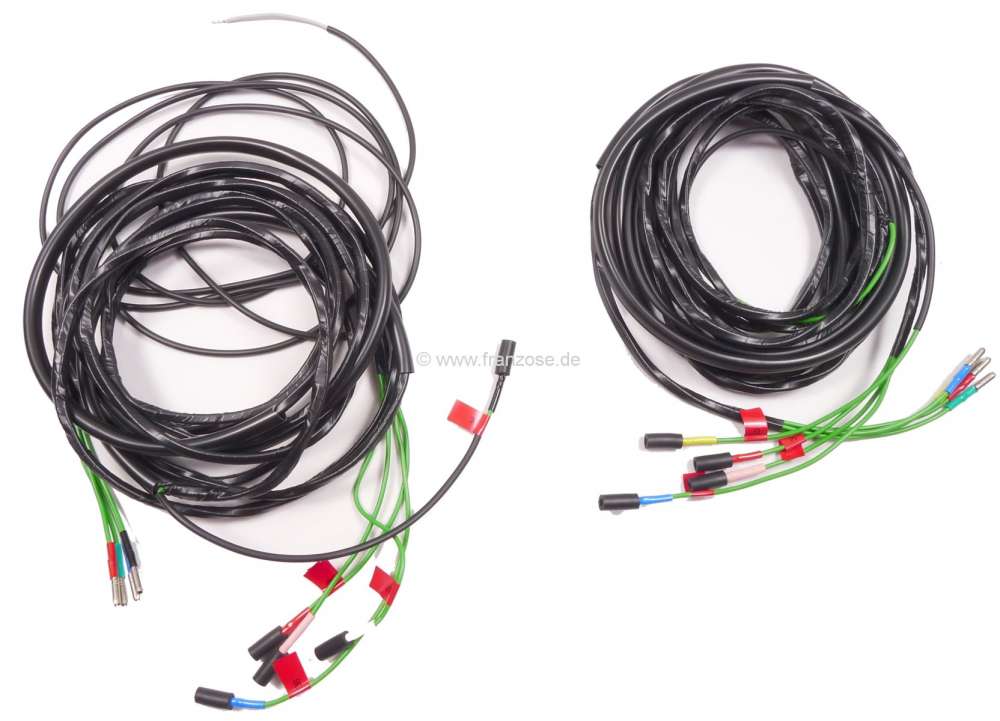 Citroen-DS-11CV-HY - faisceau électrique, uniquement partie arrière, Citroën HY, version courte, sans allong