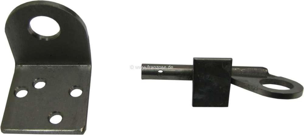 Citroen-DS-11CV-HY - équerre de fixation de flexible de frein, Citroën DS, 2 pces pour 1 côté (châssis et 