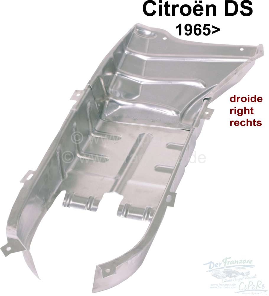 Renault - conduit de refroidissement sous les freins avant, Citroën DS après 1965, toutes sauf DS2