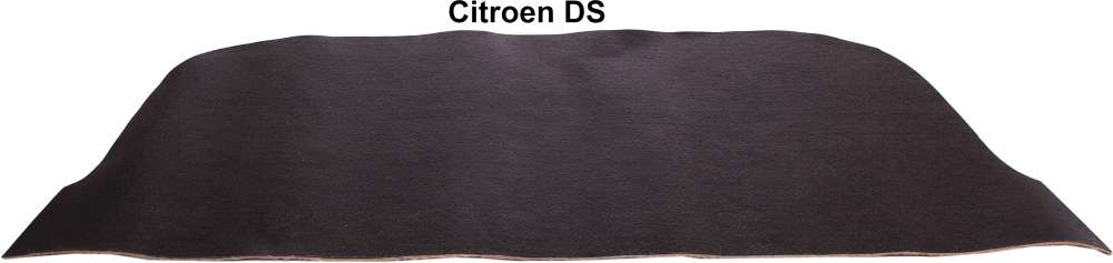 Alle - plage arrière, Citroën DS ou ID19, noir, surface marbrée, feutre au dos