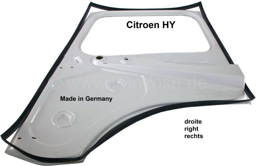 Alle - joint de porte avant droite, Citroën HY version Benelux, pour portière ouvrant vers l'av