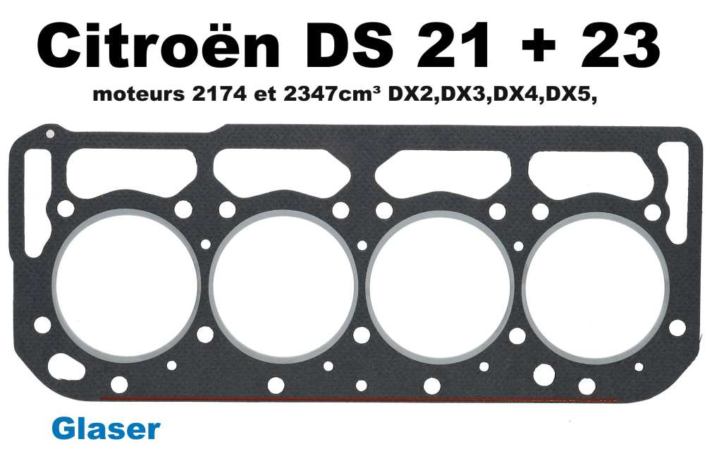 Sonstige-Citroen - joint de culasse, Citroën DS21 et DS23, moteurs 2174 et 2347cm³, DX2,DX3,DX4,DX5, egalem