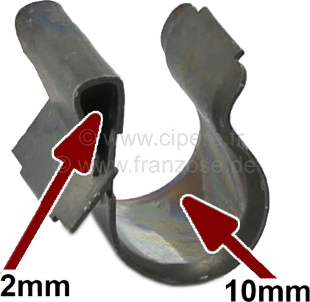Sonstige-Citroen - agrafe de fixation de tube de lave-glace, DS