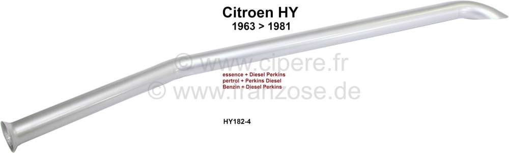 Citroen-DS-11CV-HY - ligne d'échappement - 4ème partie, citroën HY de 1963 à 1981 moteurs essence et diesel