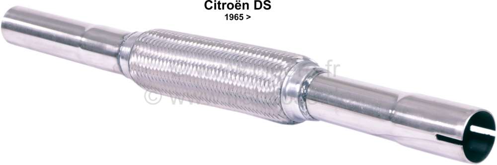 Citroen-2CV - ligne d'échappement Inox - 1ere partie, citroën DS, flexible d'échappement en Inox tres