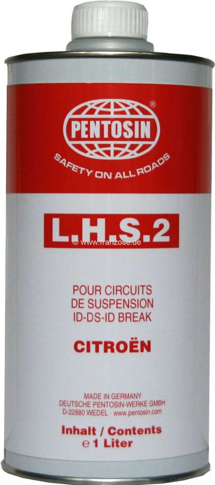 Citroen-DS-11CV-HY - LHS2, liquide hydraulique rouge, le seul véritable produit d'origine pour les circuits hy