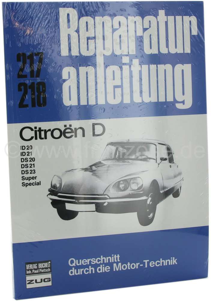 Citroen-DS-11CV-HY - manuel de réparation en allemand: Reparaturhandbuch Citroën D, 135 S., Nachfertigung
