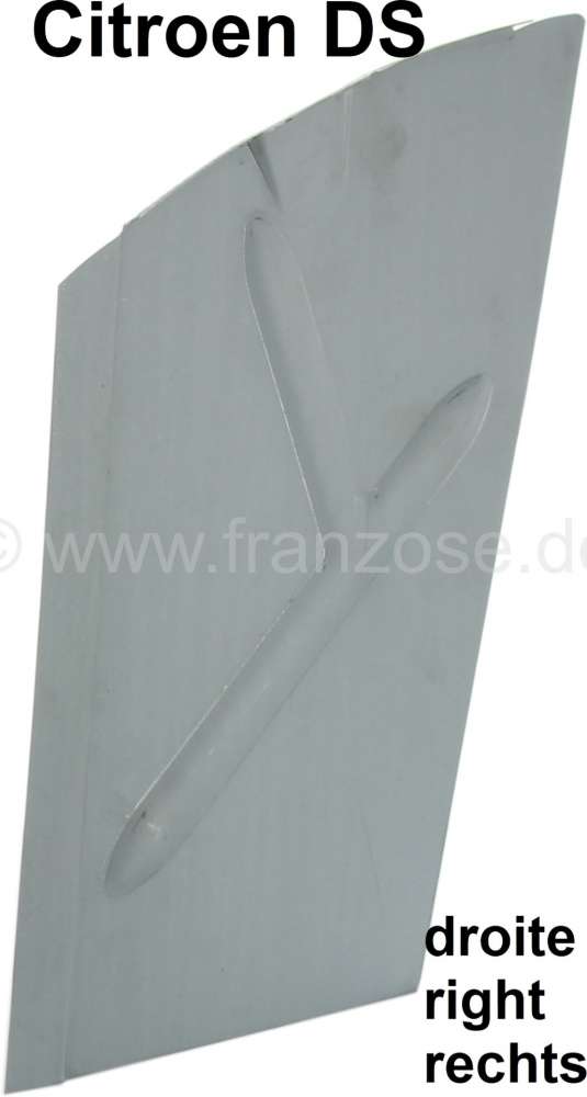 Alle - montant, Citroën DS berline, tôle de réparation extérieur de custode au montant arriè