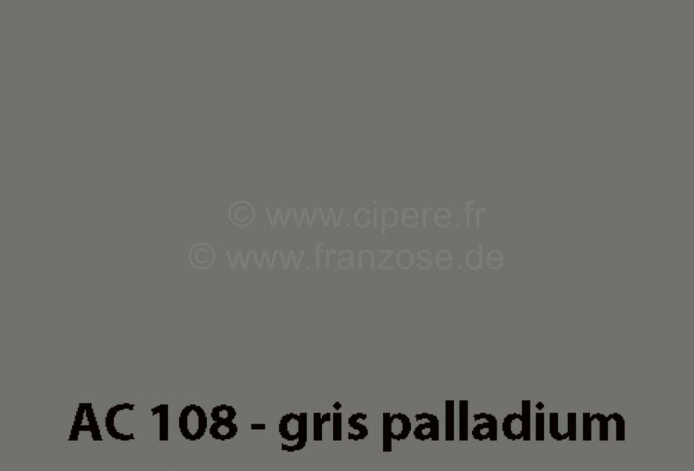 Renault - peinture en bombe 400ml, AC 108 - DS 65-68 Gris Palladium (métallisé), couvrir d'un vern