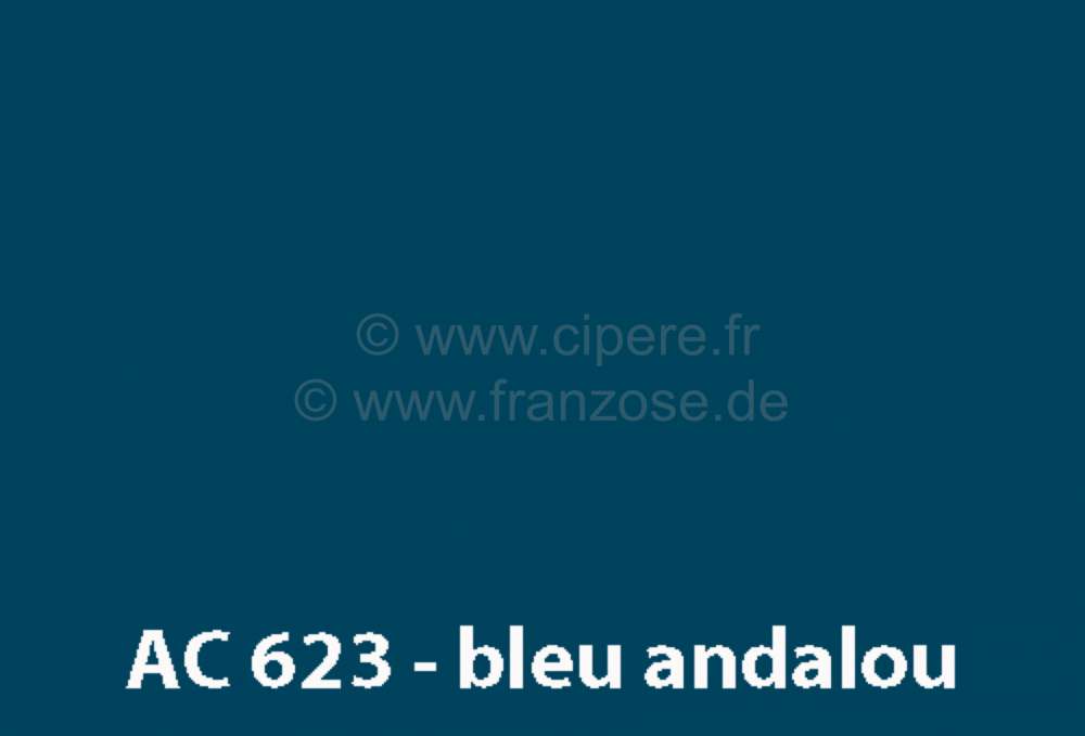 Peugeot - peinture en bombe 400ml, AC 623 - DS 68-69 Bleu Andalou; conservation: 6 mois max.