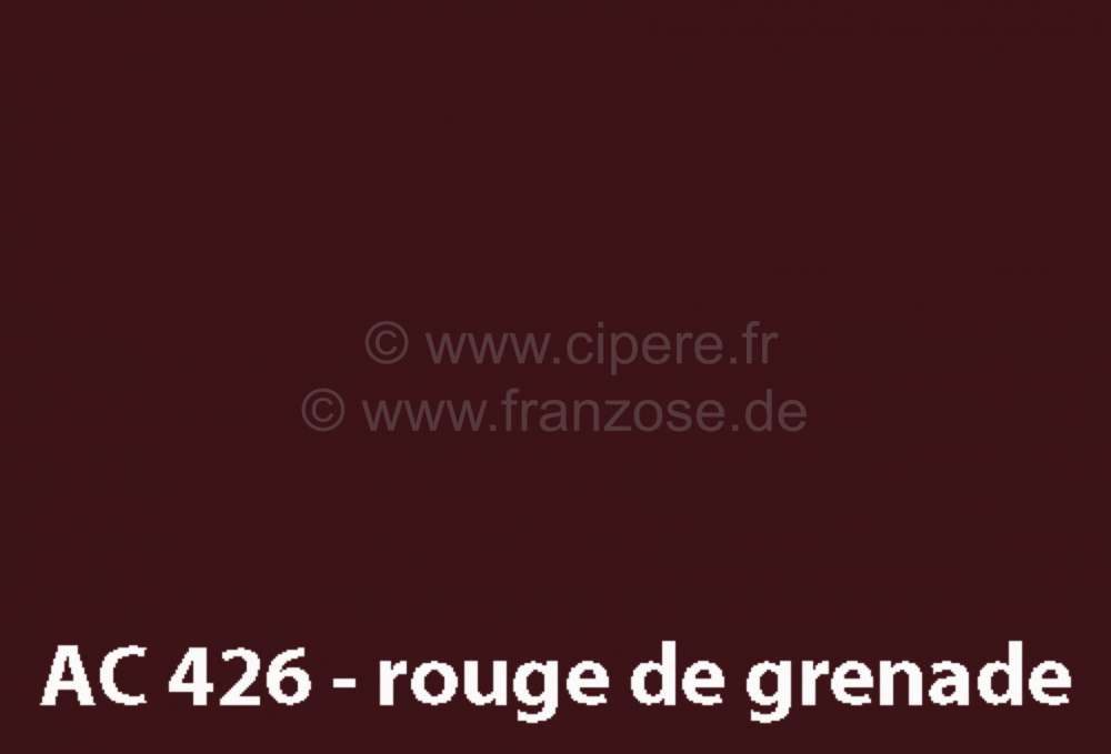 Citroen-DS-11CV-HY - laque 1000ml, AC 426 - DS 72 Rouge de Grenade, ajouter le durcisseur 20438 (2 x laque pour