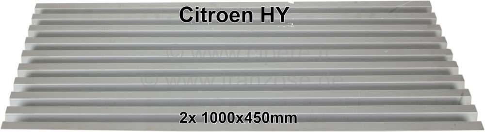 Citroen-DS-11CV-HY - plancher arrière, Citroën HY, tôle de réparation, dimensions 1000 x 900mm comprenant 2