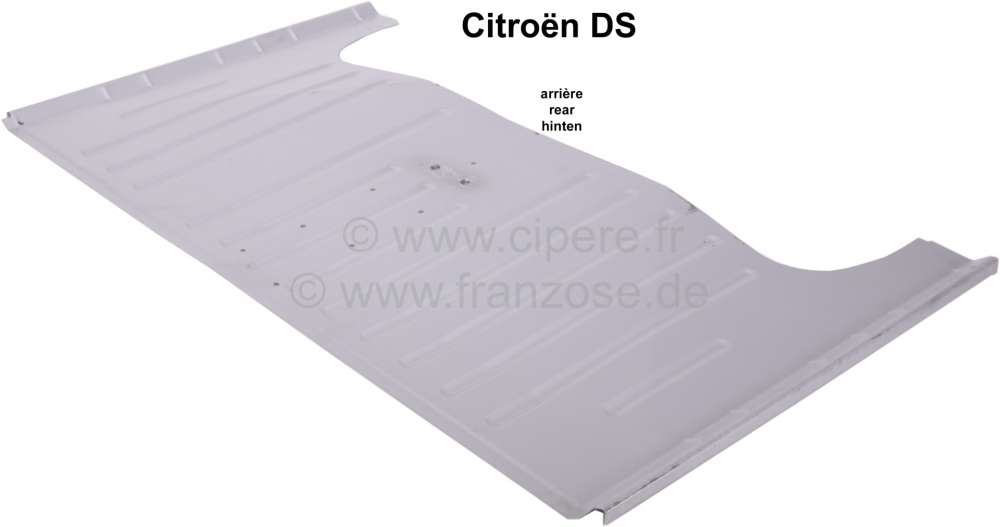 Alle - plancher, Citroën DS, demi-plancher arrière, refabrication comme d'origine, n° ìd'orig
