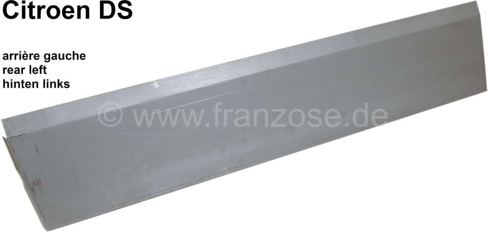 Citroen-DS-11CV-HY - porte arrière gauche, Citroën DS, tôle de réparation de bas de porte ext. arrière gau