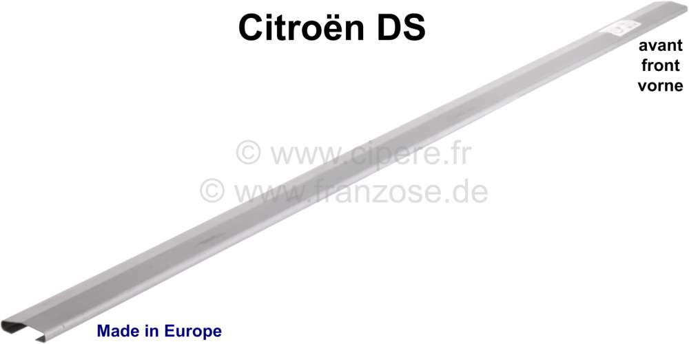 Alle - porte avant, Citroën DS, rail de joint de bas de porte, refabrication de qualité simple.
