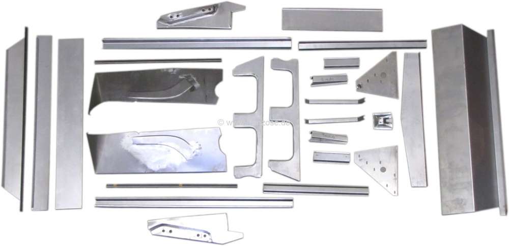 Citroen-DS-11CV-HY - jeu de renforts à souder, Citroën DS cabriolet, apporte la rigidité  pour une transform