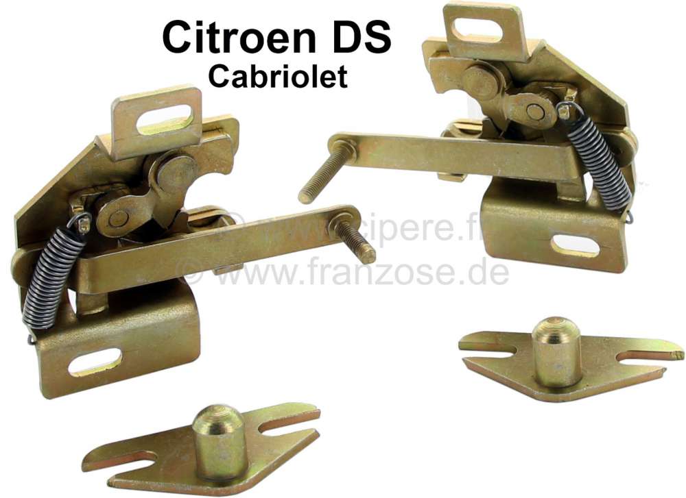 Citroen-DS-11CV-HY - verrouillage de sièges, Citroën DS cabriolet
