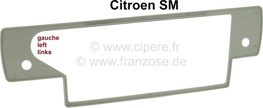 Alle - semelle de poignée de porte, Citroen SM, joint sous la poignée extérieure gauche