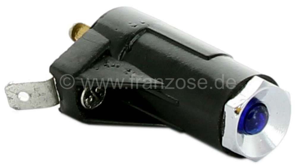 Peugeot - témoin de contrôle bleu au tableau de bord, Citroën DS cabriolet, pour tableau Jaeger, 