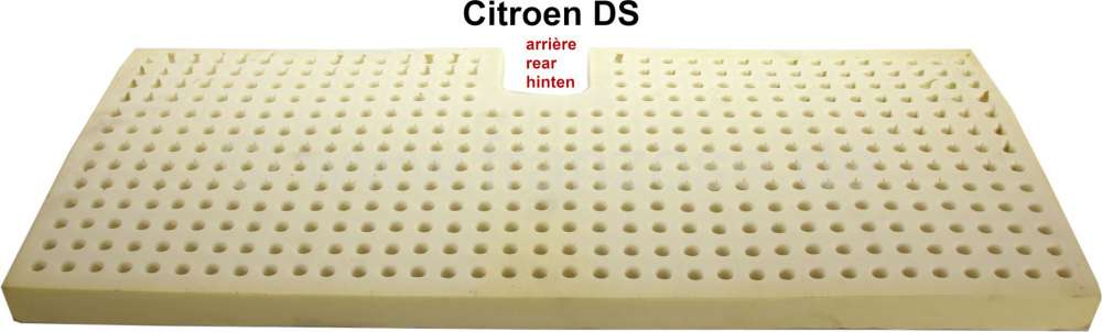 Citroen-2CV - mousse alvéolée sous tapis arrière, Citroën DS, refabrication type insonorisant Dunlop