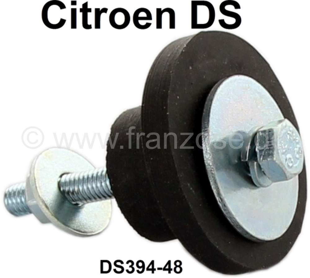 Citroen-DS-11CV-HY - fixation vissée de raccord de tubes hydrauliques avec caoutchouc, DS, n° d'orig. DS39448