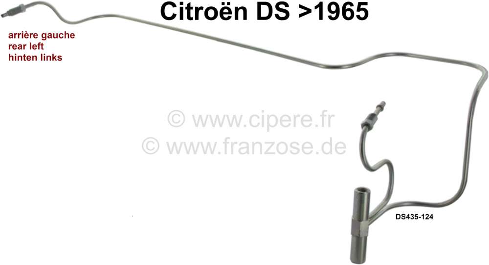 Sonstige-Citroen - tube hydraulique du correcteur de hauteur arrière aux cylindres de suspensions, Citroën 