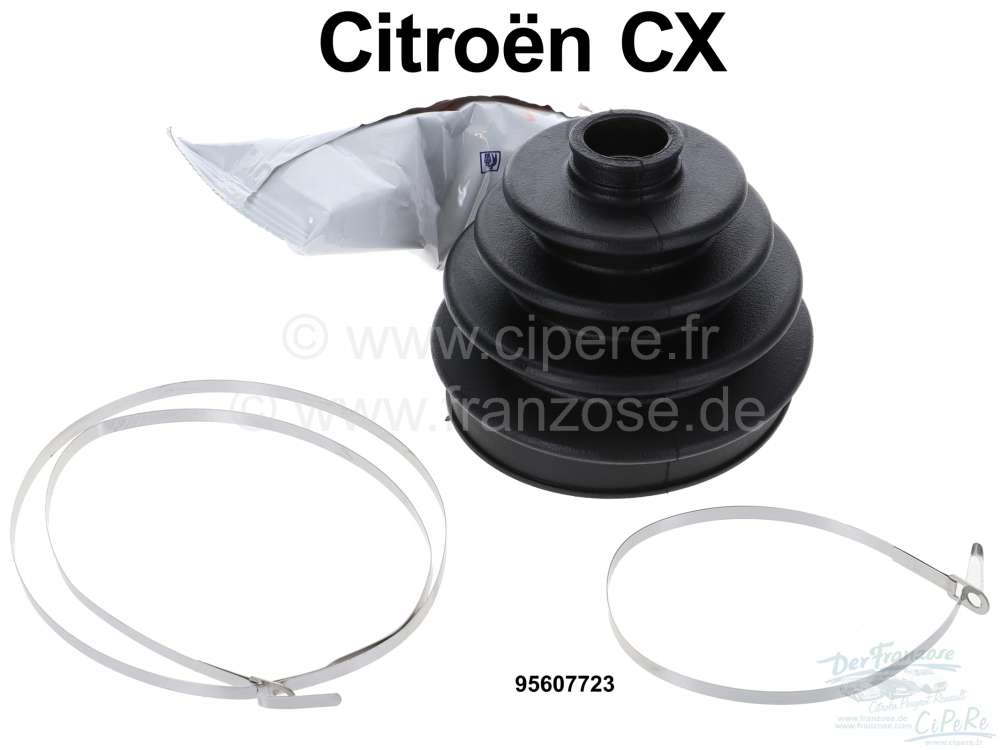 soufflet de cardan côté roue, Citroën CX, diamètre 100 + 29 mm