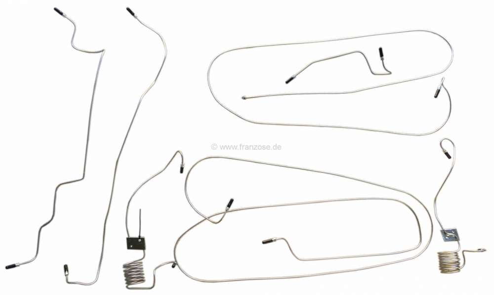 Sonstige-Citroen - tube de freins (jeu), Citroën CX break et Prestige de 09.1976 à 1990, inoxydable, jeu de