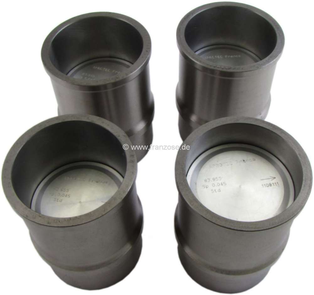 Peugeot - chemises et pistons, Peugeot 504 injection, moteurs XM, 1796cm³, à partir de 1970, alés