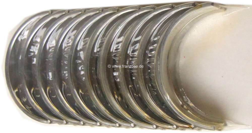 Sonstige-Citroen - coussinets de vilebrequin (jeu), Peugeot 204 jusque 01.1968, moteur XK, surcote 0,30