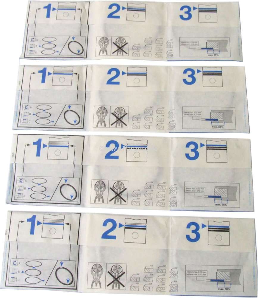 Citroen-2CV - segmentation, Peugeot 304, alésage 78mm, moteur XL5/S, compression 8,8; épaisseur 1,75 +