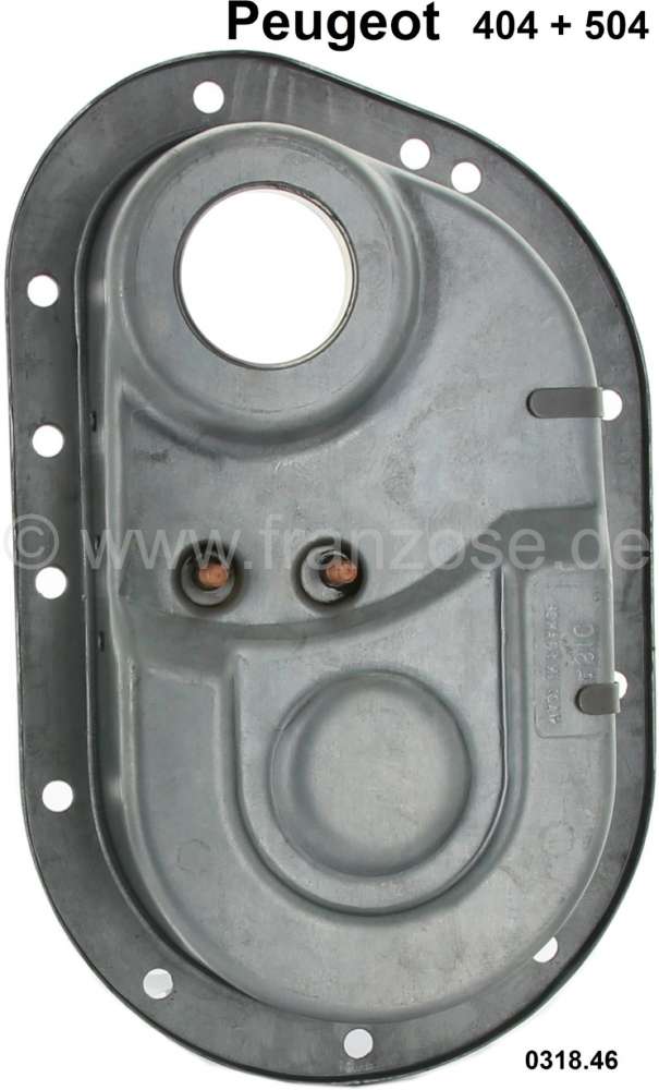 Peugeot - couvercle de distribution, Peugeot 404, 504, Attention diamètre intérieur  46,6mm pour l