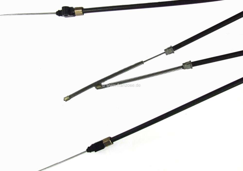 Renault - câble de frein à main, Peugeot 404 U6 de 09.1968 à 1970, arrière, 5050/1320+1320mm, n�