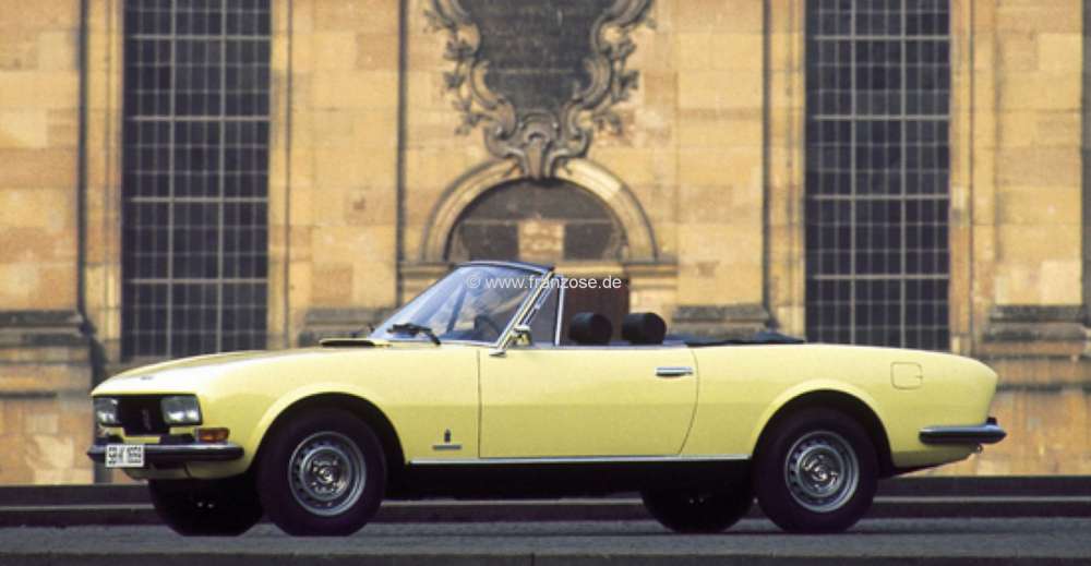 Citroen-DS-11CV-HY - capote beige Sonnenland, Peugeot 504, avec  lunette arrière teintée vert, Made in German