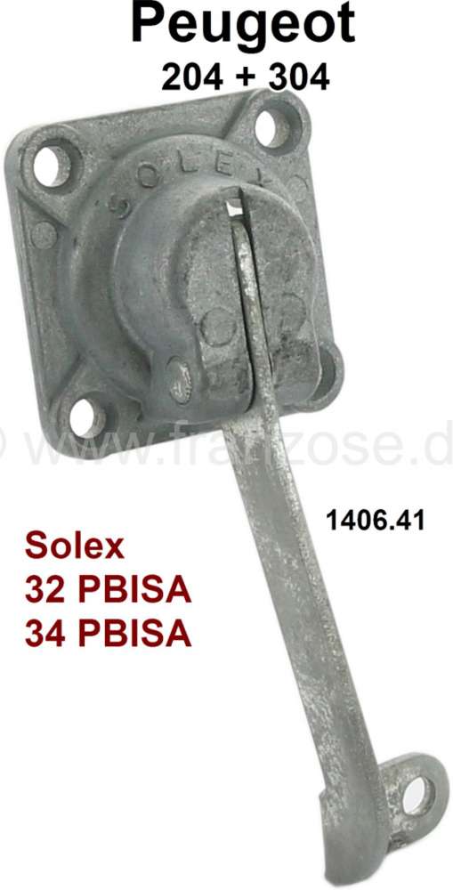 Peugeot - carburateur, Peugeot 204, 304, couvercle de pompe de reprise pour Solex 32 PBISA et 34 PBI