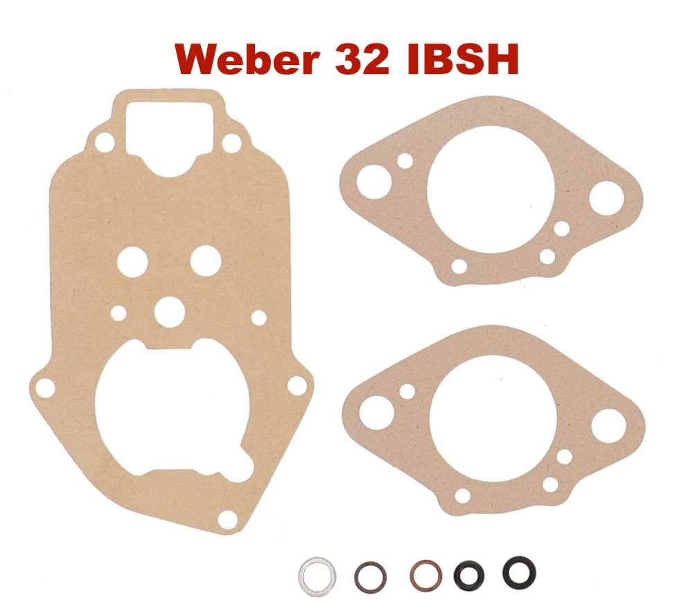 Alle - pochette d'étanchéité de carburateur Weber 32 IBSH, Peugeot 205 GL/GR