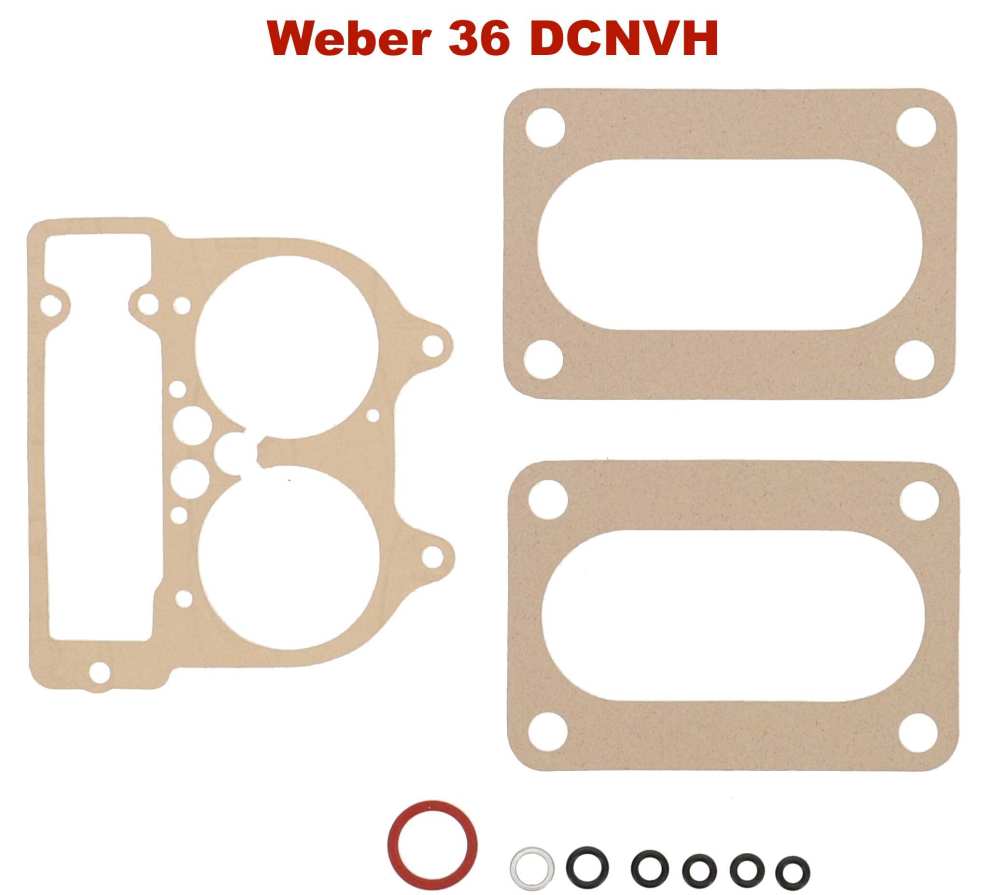 Alle - pochette d'étanchéité de carburateur Weber 36 DCNVH, Peugeot 205 1,6L, Peugeot 309, Tal