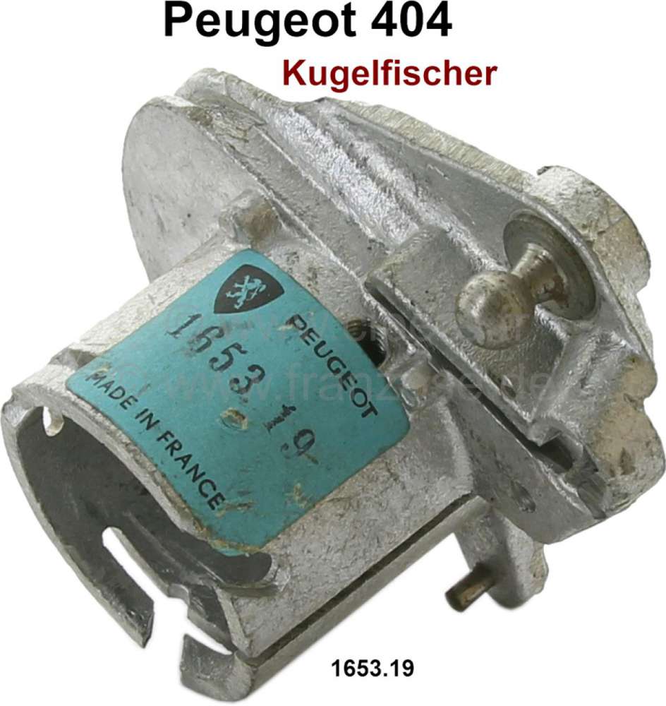 Peugeot - régulation d'alimentation des papillons sur système d'injection Kugelfischer, Peugeot 40