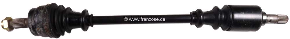 Peugeot - cardan, Peugeot 305, longueur 760mm, 23 et 25 dents