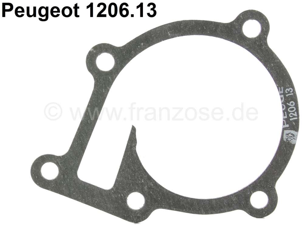 Peugeot - joint de pompe à eau, Peugeot 204 et 304, pour pompe débrayable et non-débrayable, n° 