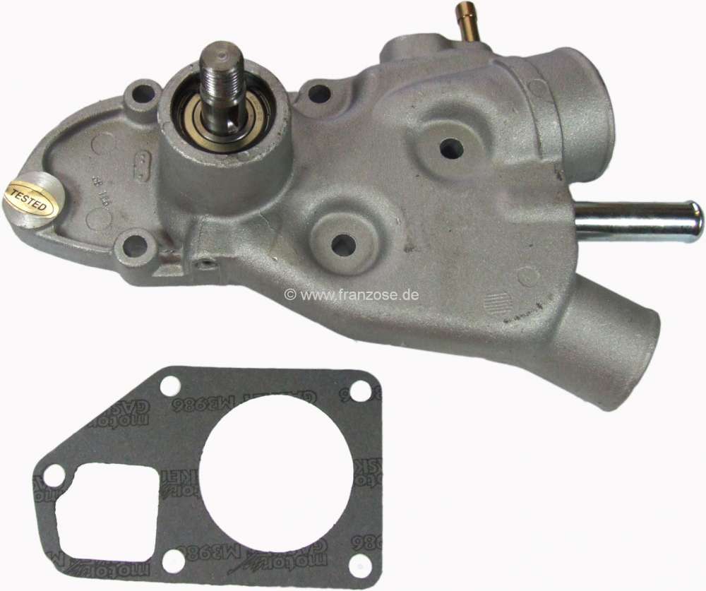 Alle - pompe à eau, Peugeot 504 D, moteur XD2 2300cm³ de 1976 à 1980, joint compris