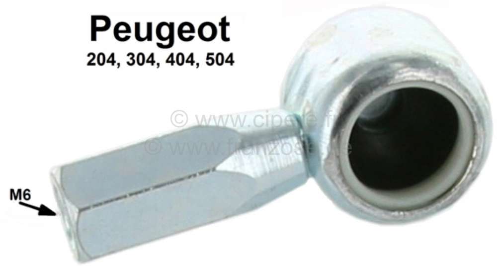 Alle - embout de commande de vitesses, Peugeot 204, 304, 404, 504, levier de commande au volant, 