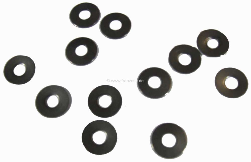 Peugeot - rondelles Belleville de direction, Peugeot 404, jeu de 13 rondelles élastiques de biellet