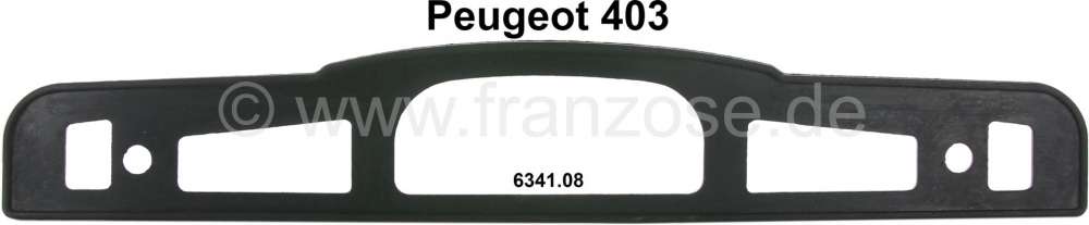 Peugeot - éclairage de plaque, Peugeot 403, joint, semelle caoutchouc sous éclairage de plaque, n�