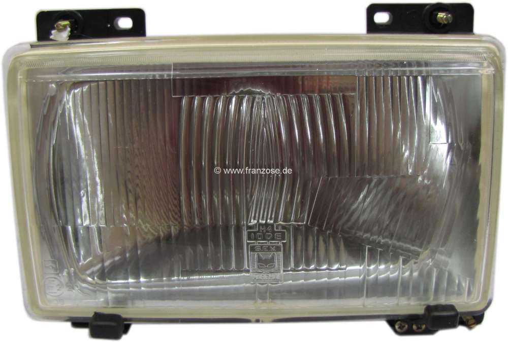 Peugeot - phare H4 ext. droite, Peugeot 604 après 01.1978, pièce d'origine, reflecteur dimensions 