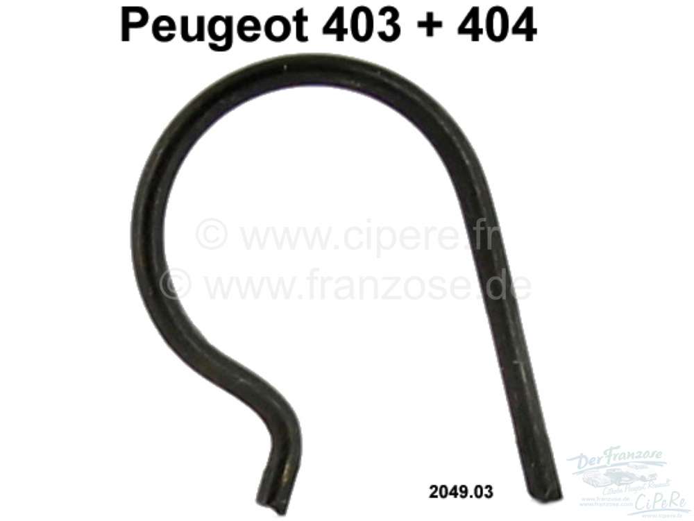 Peugeot - clip de butée d'embrayage, Peugeot 403 et Peugeot 404 avec boîte C3, modèle court, n° 