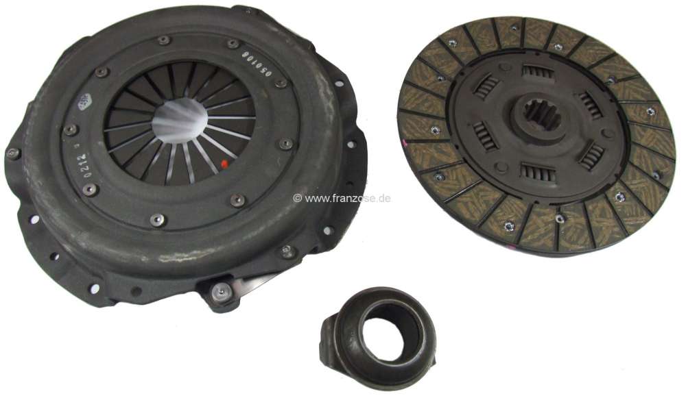 Peugeot - kit d'embrayage, Peugeot 404 diesel, 504 diesel, moteurs XD88, XD90, XD2, 1,9l.-2,1l.-2,3l
