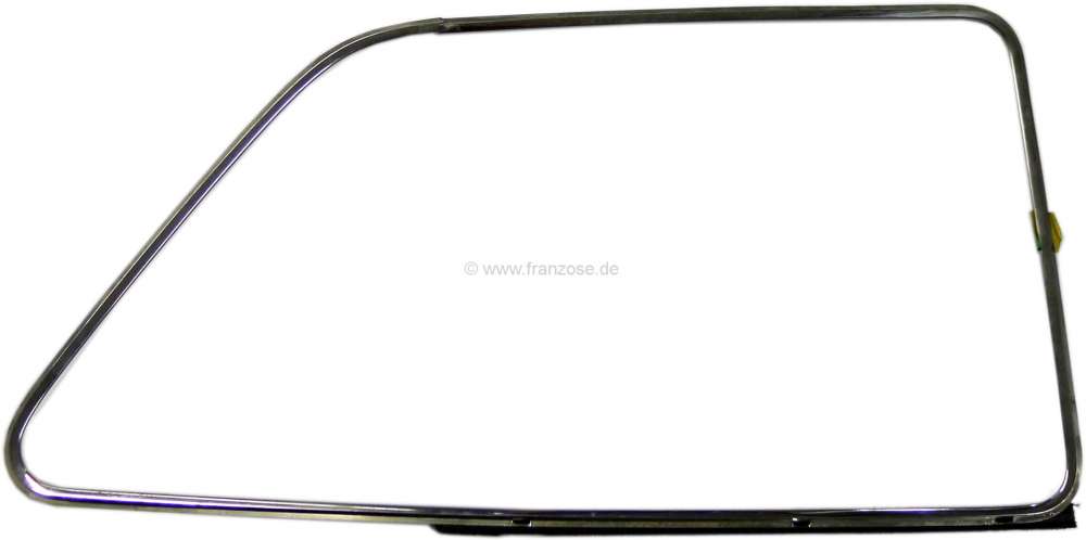 Peugeot - encadrement de vitre en Inox, Peugeot 403, pour portière avant droite avec deflecteur - f