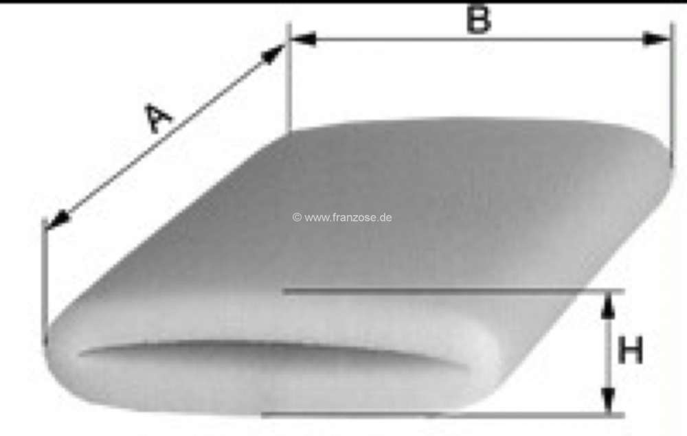 Peugeot - filtre à air, Peugeot 505 et 604 turbo diesel, diamètre ext. 105mm, hauteur 310mm