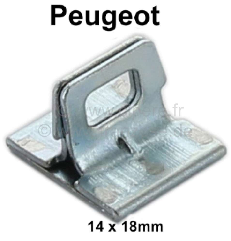 Renault - crochet de ressort de freins à tambour, Peugeot 204, 304, 404, 305, 104, 504, 505, l'unit